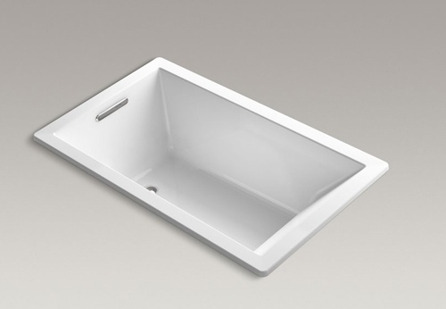 Kohler K-1849-VB Underscore Soaking Bathtub Drop - White